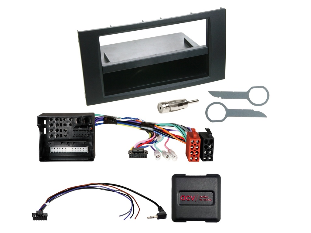 [2-DIN Kit with pocket Ford vehicles SWC/CAN Bus/antenna] 611114-08-4