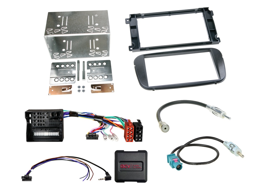 [2-DIN Kit Ford different vehicles black SWC/CAN Bus/antenna] 621114-19-1