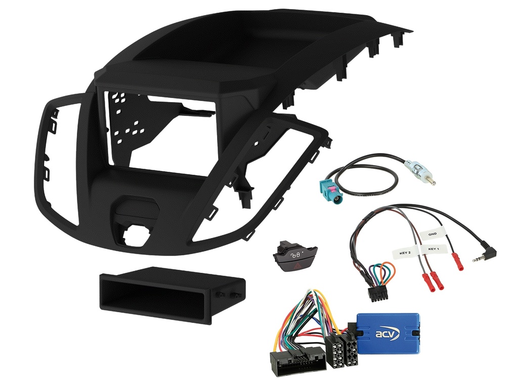 [2-DIN Kit with pocket Ford Transit V363 2014-2019 SWC analog] 621114-32-2