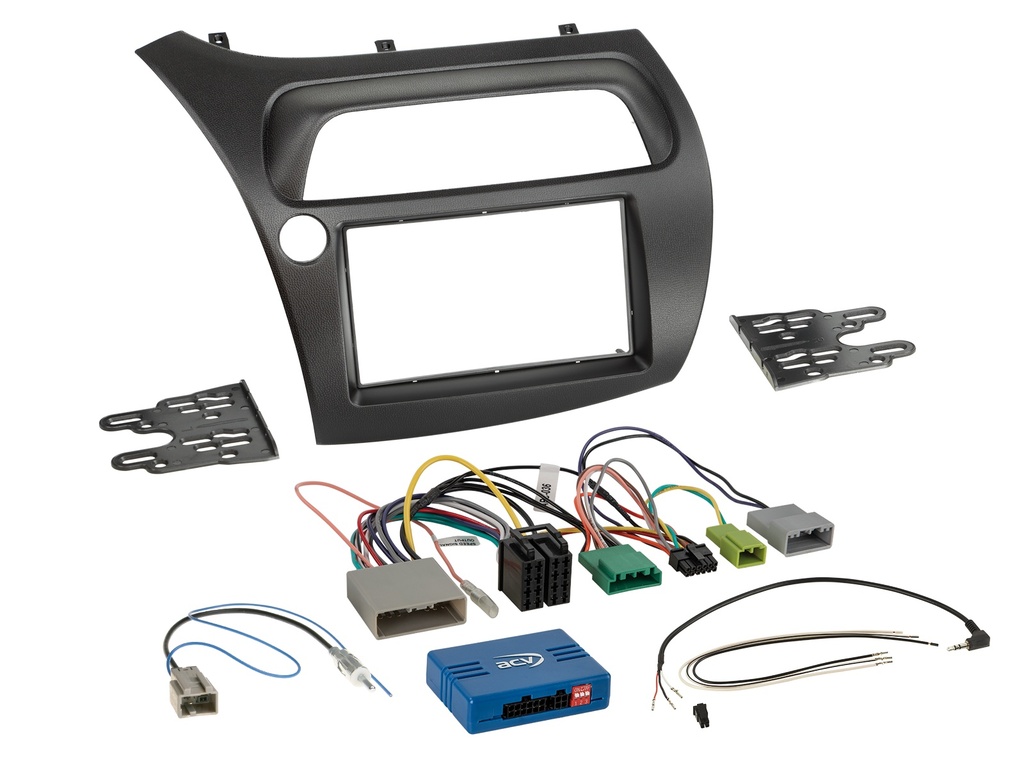 [2-DIN Kit Honda Civic 09/2005-12/2011 SWC/climatronic LHD] 621130-20-1